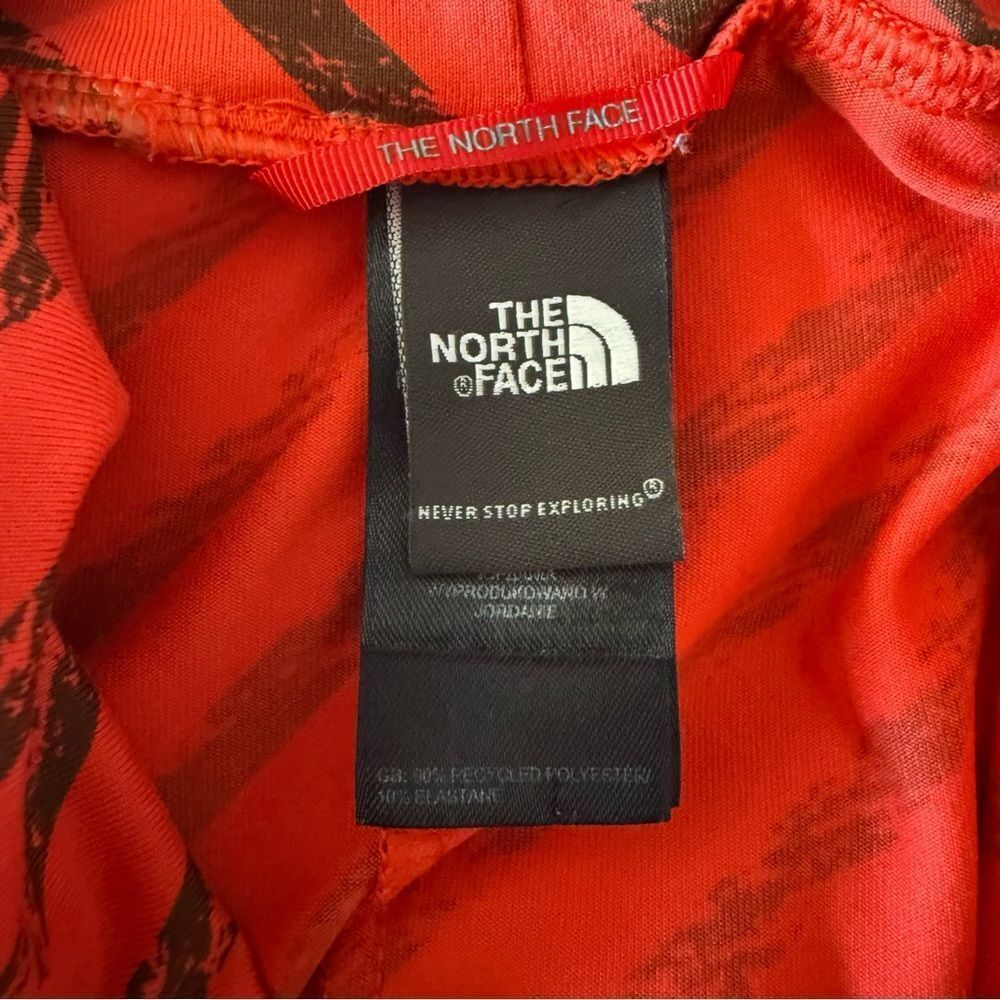 The‎ North Face Orange A-Line Mini Skirt with Ruched Detail - Picture 3 of 5